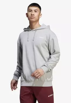 Толстовка с капюшоном Adidas, серый