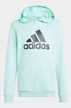 Толстовка с капюшоном adidas, зеленый