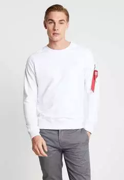 Толстовка с капюшоном Alpha Industries, белый
