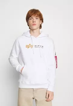 Толстовка с капюшоном Alpha Industries, белый