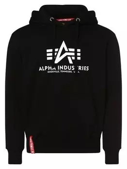 Толстовка с капюшоном Alpha Industries, черный
