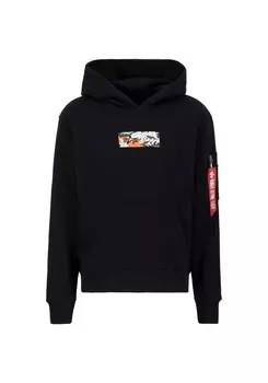 Толстовка с капюшоном Alpha Industries, черный