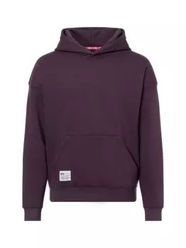 Толстовка с капюшоном Alpha Industries, фиолетовый