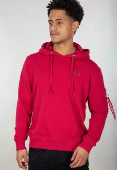 Толстовка с капюшоном Alpha Industries, красный
