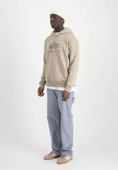 Толстовка с капюшоном Alpha Industries, песочный