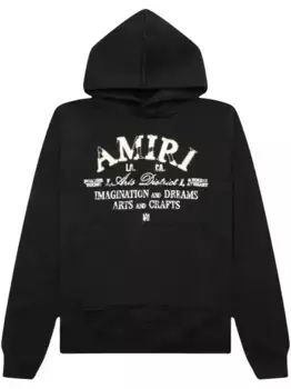 Толстовка с капюшоном Bones AMIRI, черный