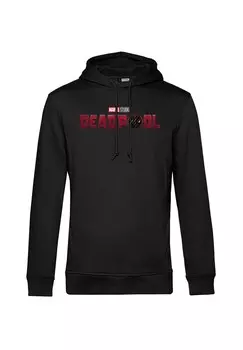 Толстовка с капюшоном DEADPOOL WOLVERINE LOGO Marvel, черный
