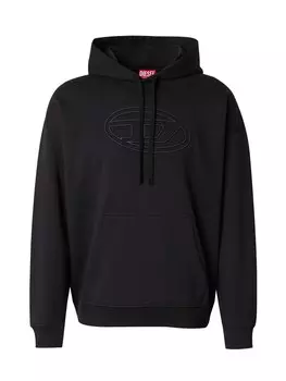 Толстовка с капюшоном DIESEL Sweatshirt S-UMMER-BIGOVAL, черный