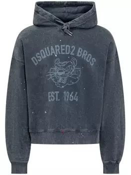 Толстовка с капюшоном DSQUARED2 Cypro, синий
