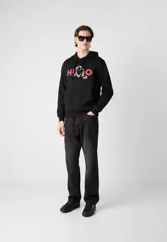 Толстовка с капюшоном DUELEYO HUGO, черный