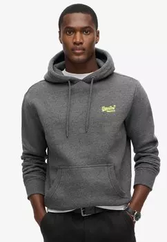 Толстовка с капюшоном ESSENTIAL LOGO Superdry, серый