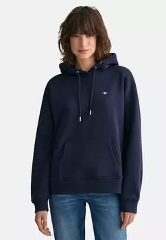 Толстовка с капюшоном GANT, синий