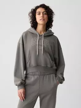 Толстовка с капюшоном Gap, серый