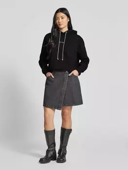 Толстовка с капюшоном Guess, черный