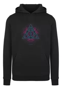 Толстовка с капюшоном HARRY POTTER NEON HEILIGTMER DES TODES PREMIUM FILM MOVIE TV F4NT4STIC, черный