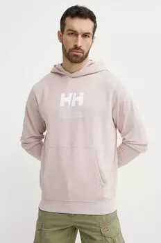 Толстовка с капюшоном Helly Hansen, розовый