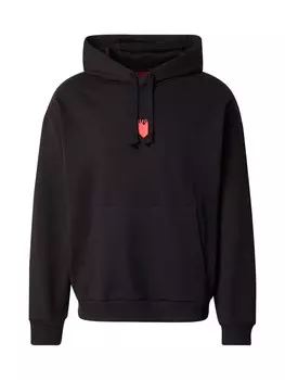 Толстовка с капюшоном HUGO Sweatshirt Dewgili, черный