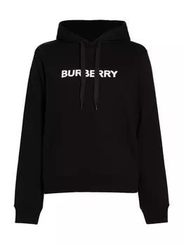 Толстовка с капюшоном и логотипом Burberry, черный