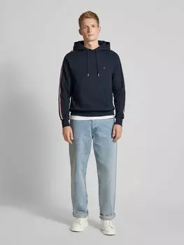 Толстовка с капюшоном и вышитыми этикетками Tommy Hilfiger
