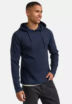 Толстовка с капюшоном INDICODE JEANS, темно-синий