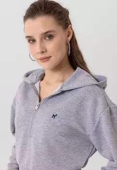 Толстовка с капюшоном ISABELLA Williot, серый