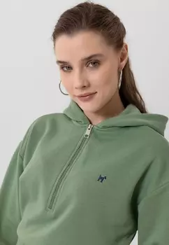 Толстовка с капюшоном ISABELLA Williot, зеленый