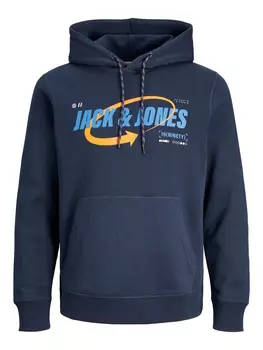 Толстовка с капюшоном Jack & Jones, синий