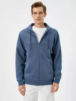 Толстовка с капюшоном Koton Sweatshirt, индиго