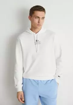 Толстовка с капюшоном Lacoste, белый