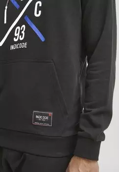 Толстовка с капюшоном LEON INDICODE JEANS, черный
