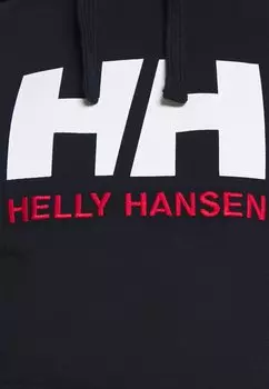 Толстовка с капюшоном LOGO Helly Hansen, темно-синий