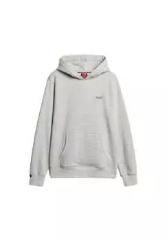 Толстовка с капюшоном - логотип Essential Logo Hoodie монохромный Superdry., серый