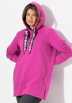 Толстовка с капюшоном LONG LAURASN, розовый