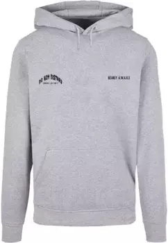 Толстовка с капюшоном Merchcode " Merchcode Men's Barely Awake Basic Hoody", серый