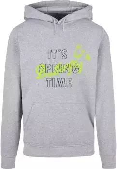 Толстовка с капюшоном Merchcode " Merchcode Men's It's Spring Time Basic Hoody", серый