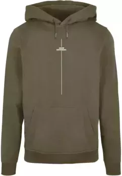 Толстовка с капюшоном Merchcode " Merchcode Men's Think Different Basic Hoody", оливковый