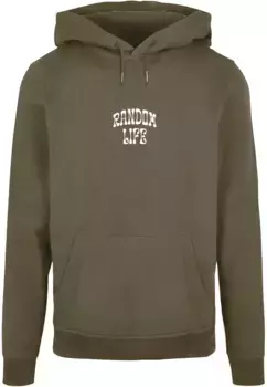 Толстовка с капюшоном Merchcode " Merchcode Men's Random Life Basic Hoody", оливковый