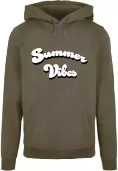 Толстовка с капюшоном Merchcode " Merchcode Men's Summer Vibes Basic Hoody", оливковый