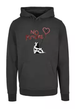 Толстовка с капюшоном Merchcode " Merchcode Men's No Future Hoody", черный