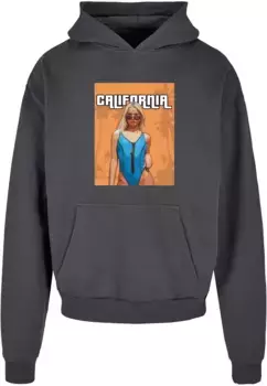 Толстовка с капюшоном Merchcode " Merchcode Men's Grand California Ultra Heavy Hoody", серый