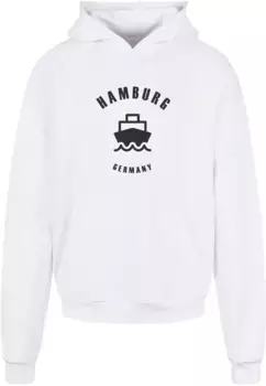 Толстовка с капюшоном Merchcode " Merchcode Men's Hamburg Ultra Heavy Hoody", белый
