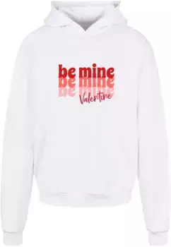 Толстовка с капюшоном Merchcode " Merchcode Men's Valentines Day - Be Mine Ultra Heavy Hoody", белый
