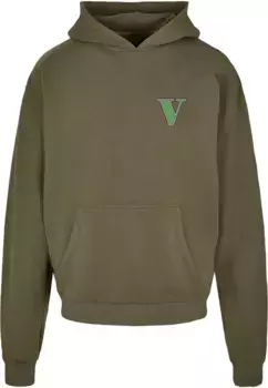 Толстовка с капюшоном Merchcode " Merchcode Men's Grand Collage Ultra Heavy Hoody", оливковый