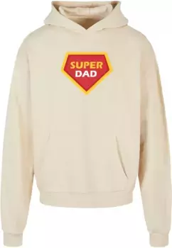 Толстовка с капюшоном Merchcode " Merchcode Men's Fathers Day - Super Dad Ultra Heavy Hoody", цвет Sand