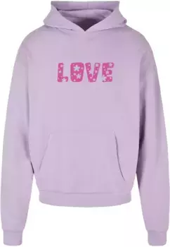 Толстовка с капюшоном Merchcode " Merchcode Men's Valentines Day - Flowers Love Ultra Heavy Hoody", цвет Lilac