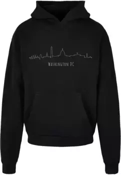 Толстовка с капюшоном Merchcode " Merchcode Men's Washington X Ultra Heavy Hoody", черный
