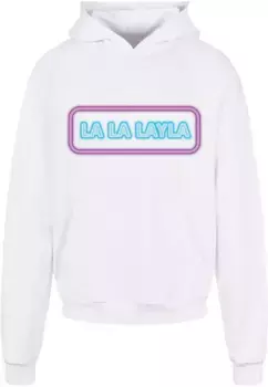 Толстовка с капюшоном Merchcode " Merchcode Men's LA LA LAYLA Ultra Heavy Hoody", белый
