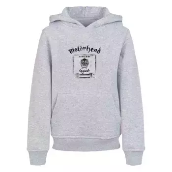 Толстовка с капюшоном Merchcode «Merchcode Men's Kids Motorhead - No Sleep At All Basic Hoody», цвет heathergrey