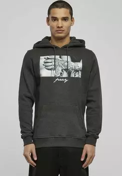 Толстовка с капюшоном Mister Tee PRAY 2.0, цвет Charcoal