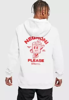 Толстовка с капюшоном MISTER TEE NEGRONI PLEASE HOODY Mister Tee, белый